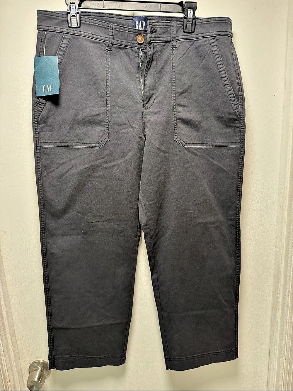 Gap Ankle Trouser Ankle Trousers Gray Size 14 NWT